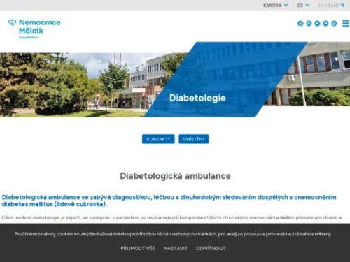 Diabetologická ambulance - Nemocnice Mělník