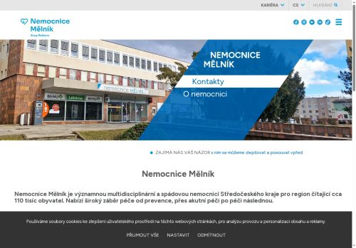 Zobrazit webové stránky Nemocnice Mělník
