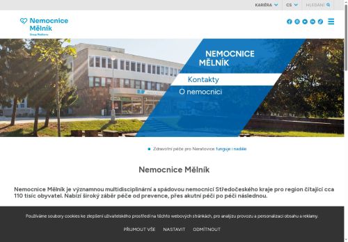 Zobrazit webové stránky Nemocnice Mělník