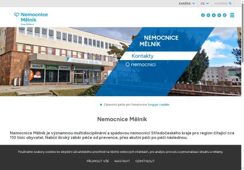 Zobrazit webové stránky Nemocnice Mělník