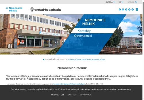 Zobrazit webové stránky Nemocnice Mělník