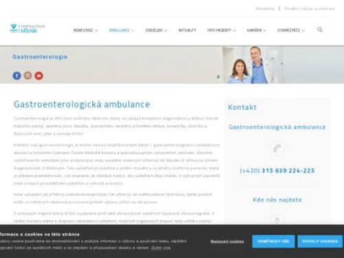 Gastroenterologická ambulance - Nemocnice Mělník