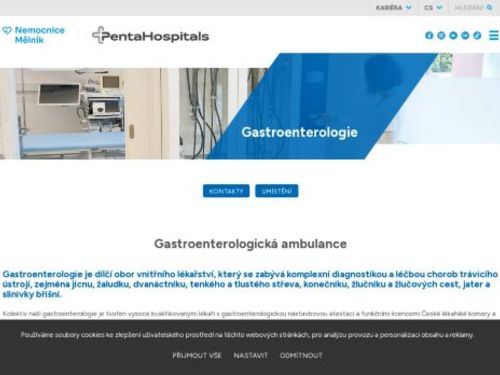 Gastroenterologická ambulance - Nemocnice Mělník