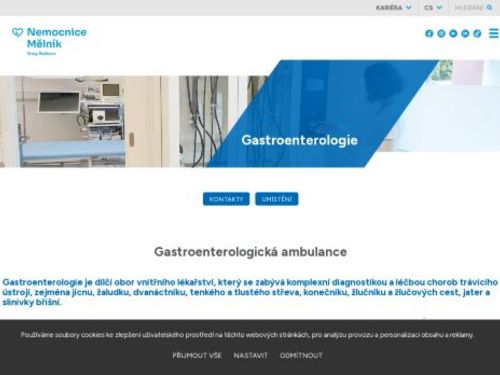 Gastroenterologická ambulance - Nemocnice Mělník