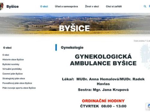 Gynekologická ambulance Nemocnice Mělník - MUDr. Anna Hemalová, MUDr. Radek Havlas