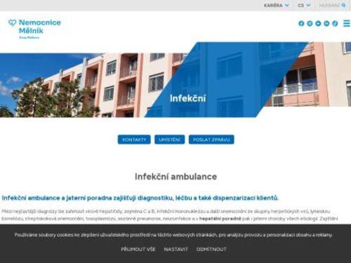Infekční ambulance - Nemocnice Mělník