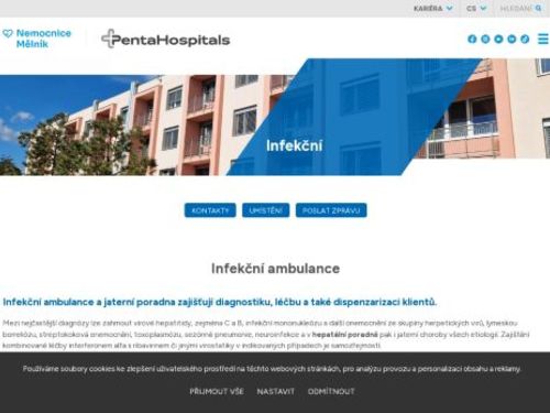 Infekční ambulance - Nemocnice Mělník