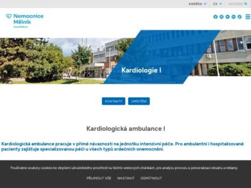 Kardiologická ambulance - Nemocnice Mělník