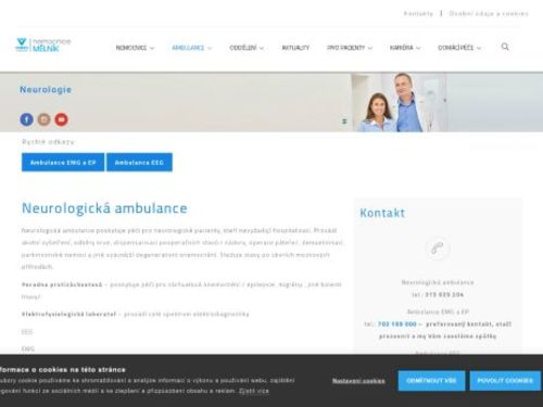 Neurologická ambulance - Nemocnice Mělník