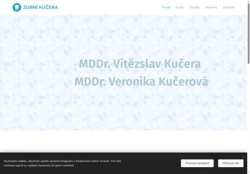 Zobrazit webové stránky Zubní ordinace - MDDr. Vítězslav Kučera, MDDr. Veronika Kučerová