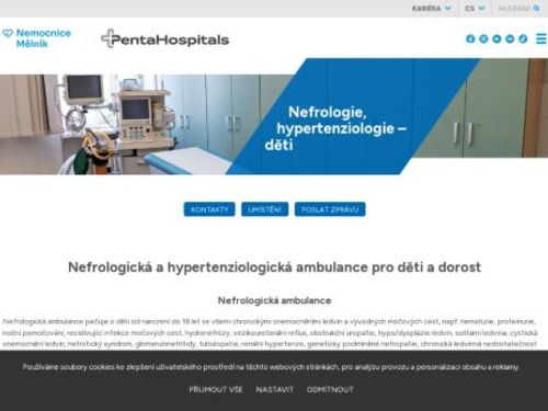 Dětská nefrologická a hypertenziologická ambulance Nemocnice Mělník - Prof. MUDr. Tomáš Seeman,CSc. MBA