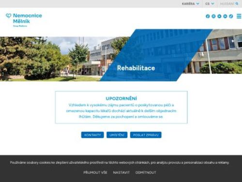 Rehabilitační ambulance - Nemocnice Mělník