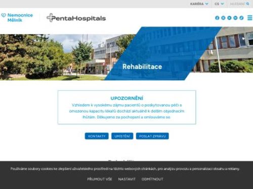 Rehabilitační ambulance - Nemocnice Mělník