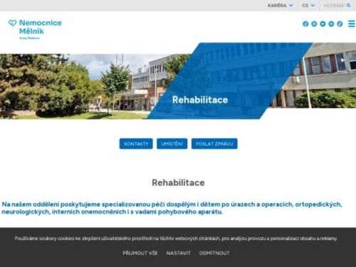 Rehabilitační ambulance - Nemocnice Mělník