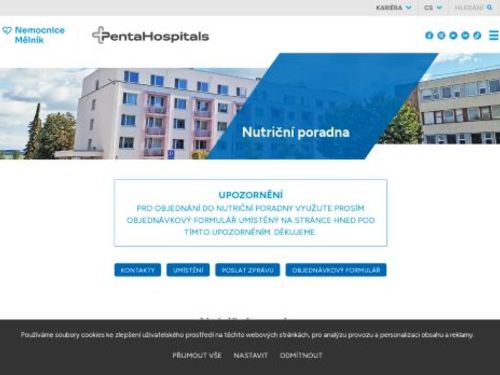 Nutriční poradna - Nemocnice Mělník