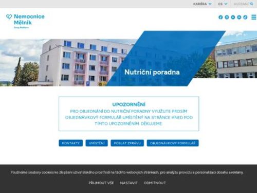 Nutriční poradna - Nemocnice Mělník