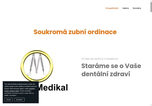 Zobrazit webové stránky Zubní ordinace OmegaMedikal s.r.o. - Dr. Andrii Mandro