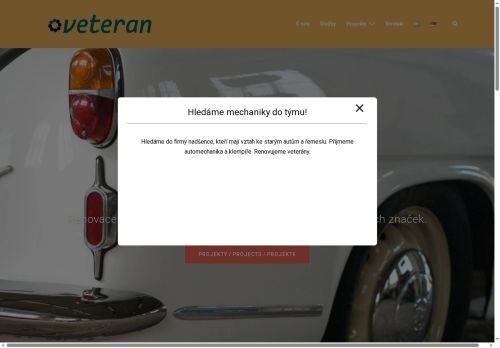 Veteran s.r.o. nabízí práci na pozici Autoklempíř/ka v obci Tuchlovice