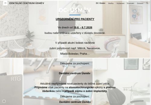 Zobrazit webové stránky Dentální centrum Úsměv - Dr. Iurii Chuiko