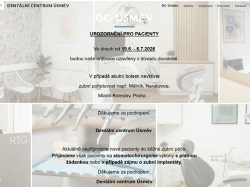 Dentální centrum Úsměv - MDDr. Justýna Streckerová