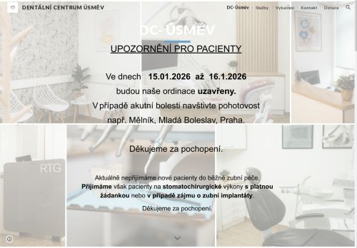 Zobrazit webové stránky Dentální centrum Úsměv - Dr. Iurii Chuiko
