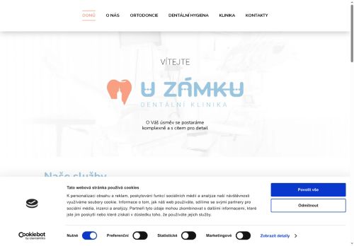 Zobrazit webové stránky Dentální klinika U Zámku - MDDr. Veronika Šimůnková