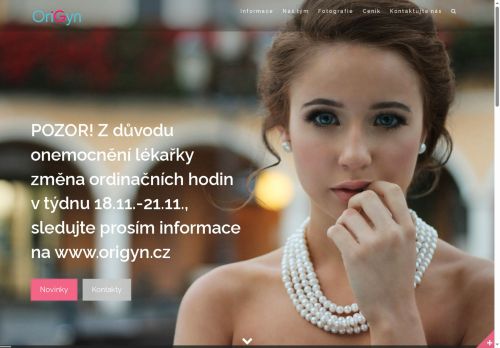 Zobrazit webové stránky Gynekologická ambulance OriGyn