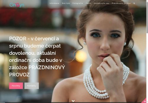 Zobrazit webové stránky Gynekologická ambulance OriGyn