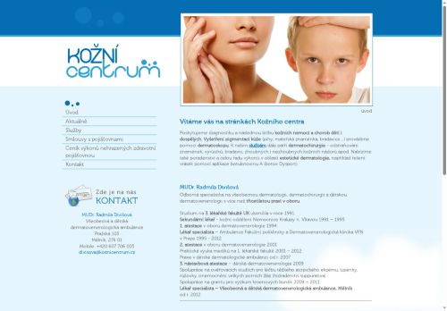 Zobrazit webové stránky Kožní ambulance - MUDr. Radmila Divišová