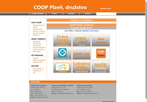 COOP Plzeň, družstvo nabízí práci na pozici prodavač/ka-vedoucí prodejny v obci Plzeň