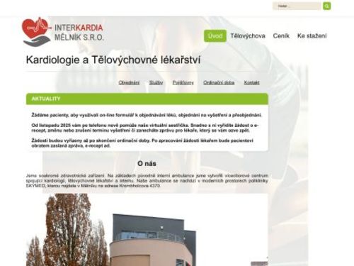Kardiologická ambulance INTERKARDIA MĚLNÍK - MUDr. Hedvika Černá, MUDr. Mariana Votrubová