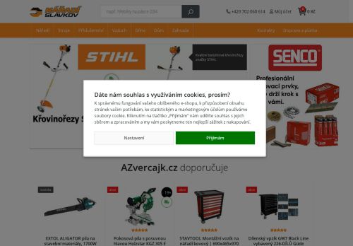 Zobrazit webové stránky Nářadí Slavkov, s.r.o.