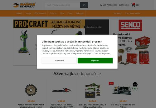 Zobrazit webové stránky Nářadí Slavkov, s.r.o.