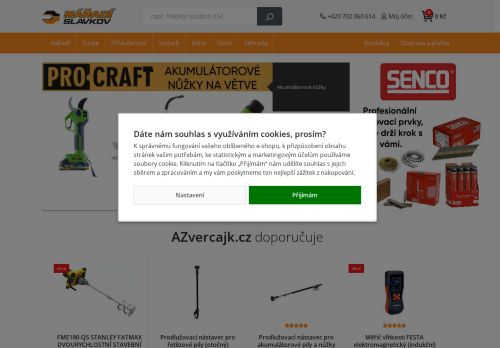 Zobrazit webové stránky Nářadí Slavkov, s.r.o.
