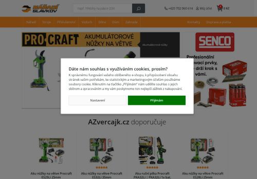 Zobrazit webové stránky Nářadí Slavkov, s.r.o.