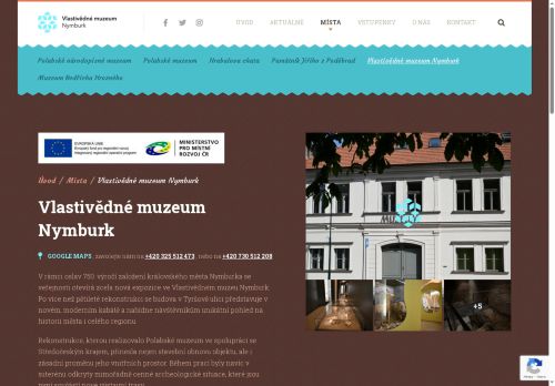 Zobrazit webové stránky Vlastivědné muzeum Nymburk
