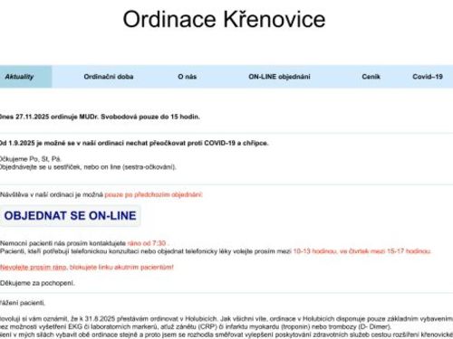 Praktický lékař - MUDr. Hana Svobodová