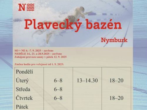 Plavecký bazén Nymburk