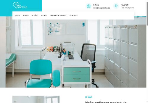 Zobrazit webové stránky Praktický lékař pro dospělé Mea practica - MUDr. Veronika Fejfarová