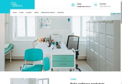 Zobrazit webové stránky Praktický lékař pro dospělé Mea practica - MUDr. Veronika Fejfarová