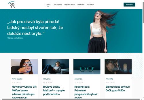 Zobrazit webové stránky Oční ordinace - MUDr. Romana Přibylová