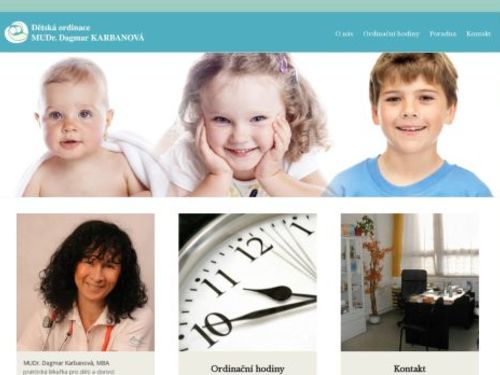 Praktický lékař pro děti a dorost - MUDr. Dagmar Karbanová