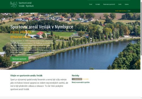 Zobrazit webové stránky Sportovní areál Veslák