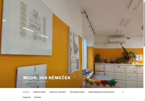 Zobrazit webové stránky Praktický lékař pro děti a dorost - MUDr. Jan Němeček
