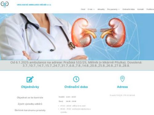 Urologická ambulance - MUDr. Barbora Nedbálková, MUDr. Alexander Nedbálek