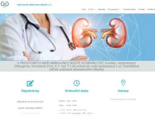 Urologická ambulance - MUDr. Barbora Nedbálková, MUDr. Alexander Nedbálek