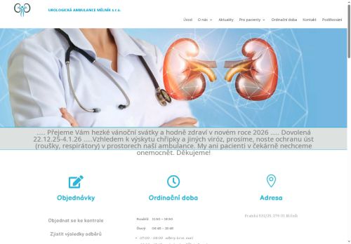 Zobrazit webové stránky Urologická ambulance - MUDr. Barbora Nedbálková, MUDr. Alexander Nedbálek