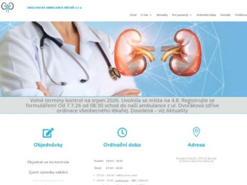 Urologická ambulance - MUDr. Barbora Nedbálková, MUDr. Alexander Nedbálek