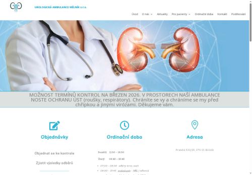 Zobrazit webové stránky Urologická ambulance - MUDr. Barbora Nedbálková, MUDr. Alexander Nedbálek