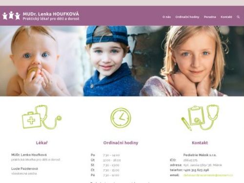 Praktický lékař pro děti a dorost - MUDr. Lenka Houfková